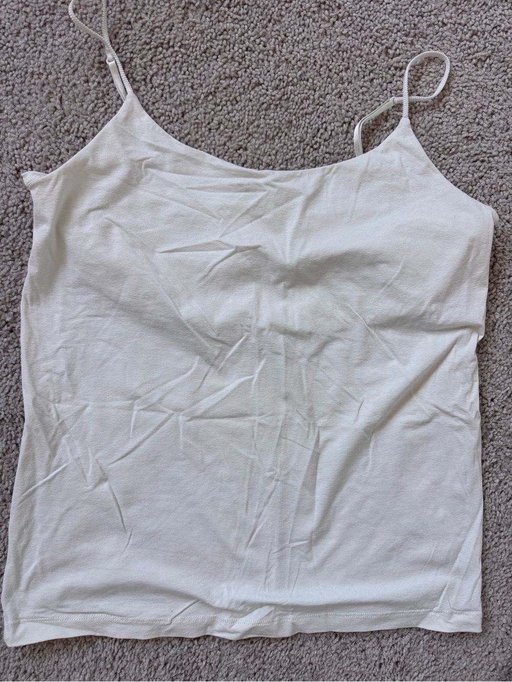 Banana Republic White Spaghetti-Strap Camisole